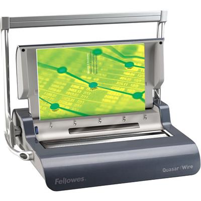 Image for FELLOWES QUASAR 130 MANUAL BINDING MACHINE WIRE COMB GREY from BusinessWorld Computer & Stationery Warehouse