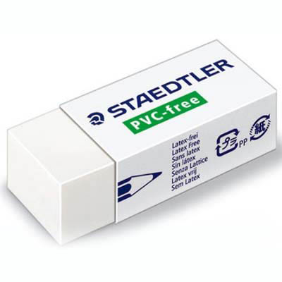 Image for STAEDTLER 525 ERASER PVC FREE MEDIUM from York Stationers
