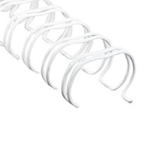 fellowes wire binding comb 34 loop 8mm a4 white pack 100