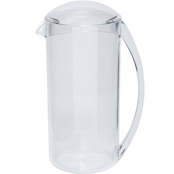 Image for CONNOISSEUR WATER JUG PLASTIC WITH LID 1 LITRE CLEAR from Prime Office Supplies