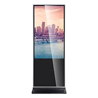 mitsumaru indoor slimline digital kiosk display 55inches black