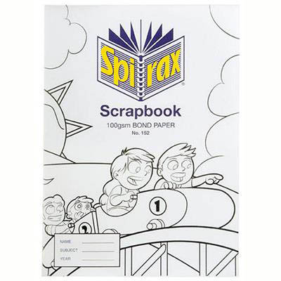 Image for SPIRAX 152 SCRAPBOOK 64 PAGE 100GSM 335 X 245MM WHITE from Merv's Stationery