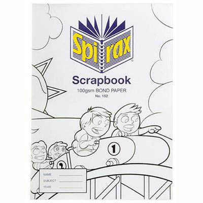 Image for SPIRAX 152 SCRAPBOOK 64 PAGE 100GSM 335 X 245MM WHITE from Clipboard Stationers & Art Supplies