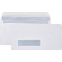 cumberland dl envelopes secretive wallet windowface strip seal 80gsm 110 x 220mm white box 500