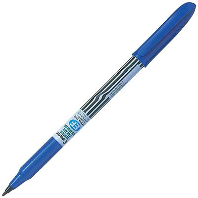 Image for PILOT SCAN-EF SUPER COLOUR PERMANENT MARKER BULLET 0.9MM BLUE BOX 12 from That Office Place PICTON