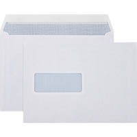 cumberland c5 envelopes secretive pocket windowface strip seal laser 90gsm 162 x 229mm white box 500