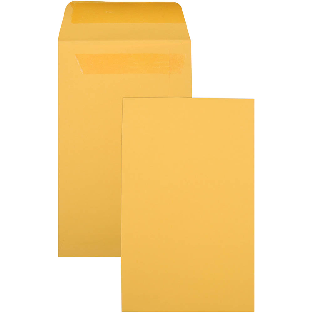 Image for CUMBERLAND P6 ENVELOPES SEED POCKET PLAINFACE SELF SEAL 85GSM 135 X 80MM GOLD BOX 1000 from York Stationers