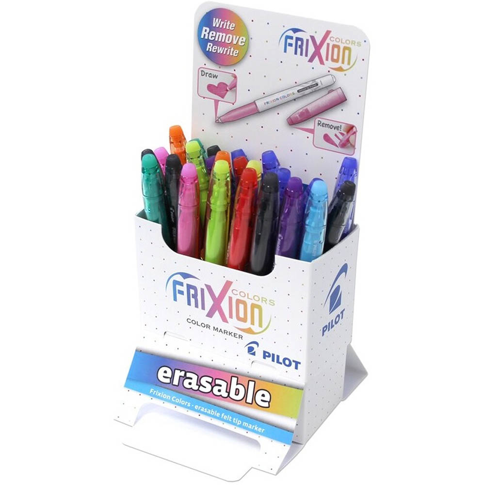 Image for PILOT FRIXION ERASABLE MARKER 2.5MM ASSORTED DISPLAY 24 from Mitronics Corporation
