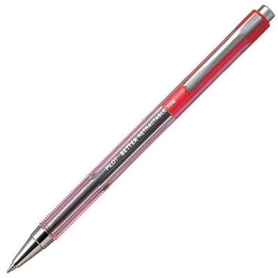Image for PILOT BP-145 RETRACTABLE BALLPOINT PEN FINE 0.7MM RED from BusinessWorld Computer & Stationery Warehouse