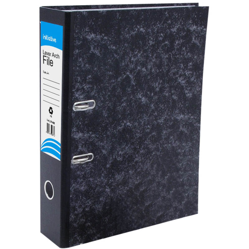 INITIATIVE LEVER ARCH FILE BOARD 75MM A4 BLACK |  | 7022452i