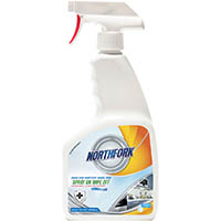 northfork surface spray disinfectant hospital grade spray on wipe off 750ml