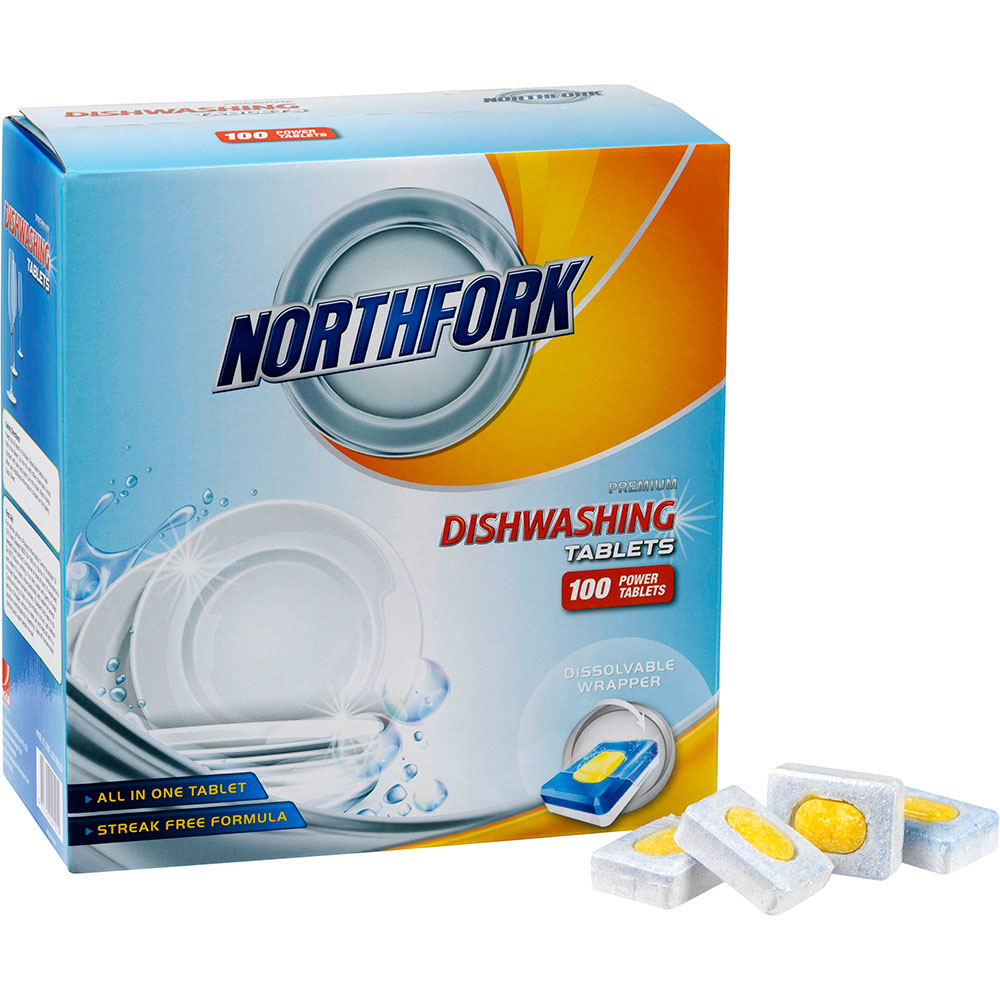 Image for NORTHFORK ALL-IN-ONE DISHWASHING TABLET 20G PACK 100 from Challenge Office Supplies
