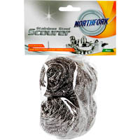 northfork stainless steel scourer pack 4