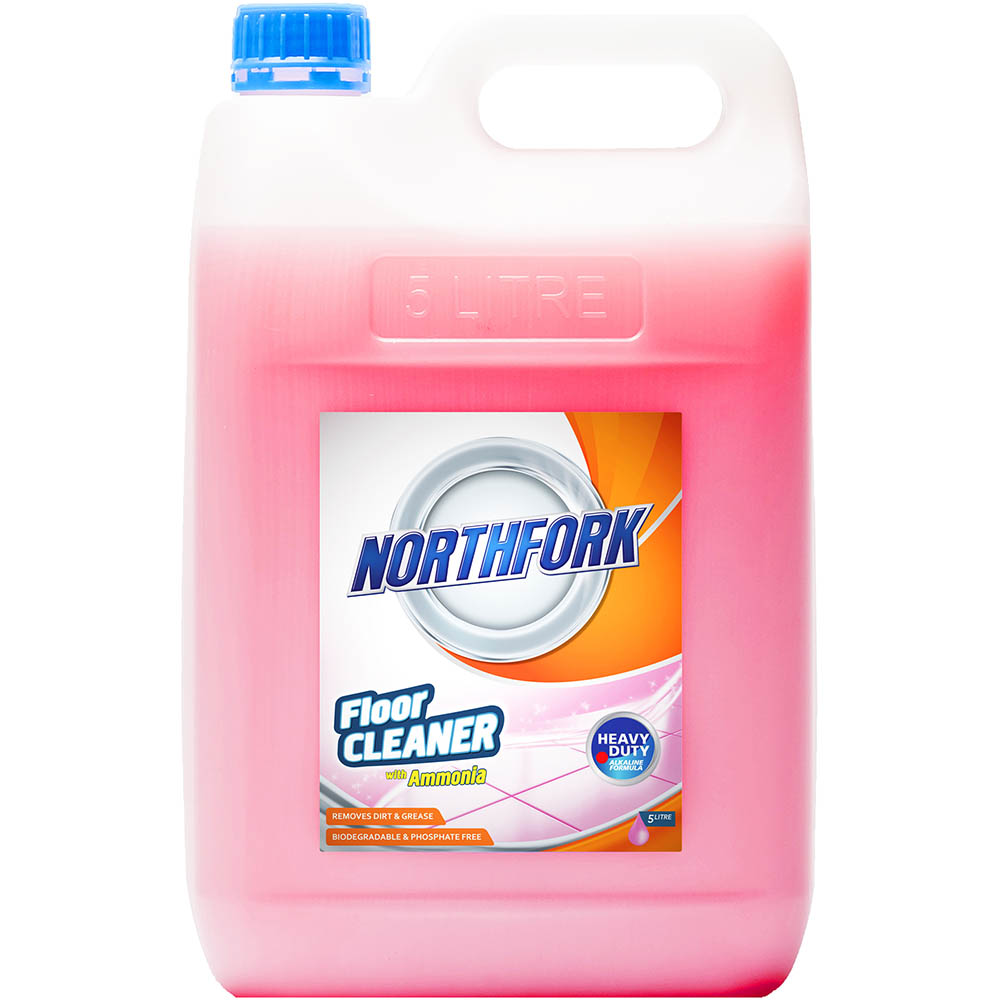 Image for NORTHFORK FLOOR CLEANER WITH AMMONIA 5 LITRE from York Stationers