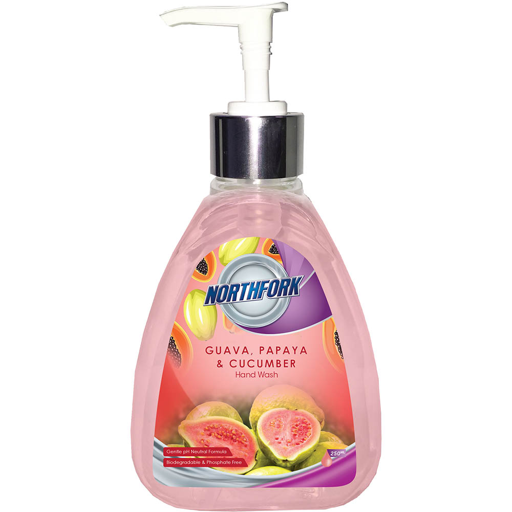 Image for NORTHFORK LIQUID HANDWASH 250ML GUAVA PAPAYA AND CUCUMBER from That Office Place PICTON