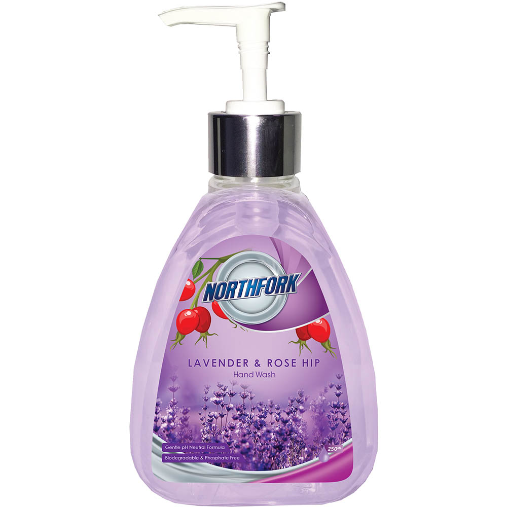 Image for NORTHFORK LIQUID HANDWASH 250ML LAVENDER AND ROSEHIP from Office Play