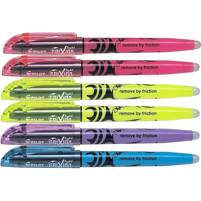 Image for PILOT FRIXION ERASABLE HIGHLIGHTER CHISEL ASSORTED PACK 6 from BusinessWorld Computer & Stationery Warehouse