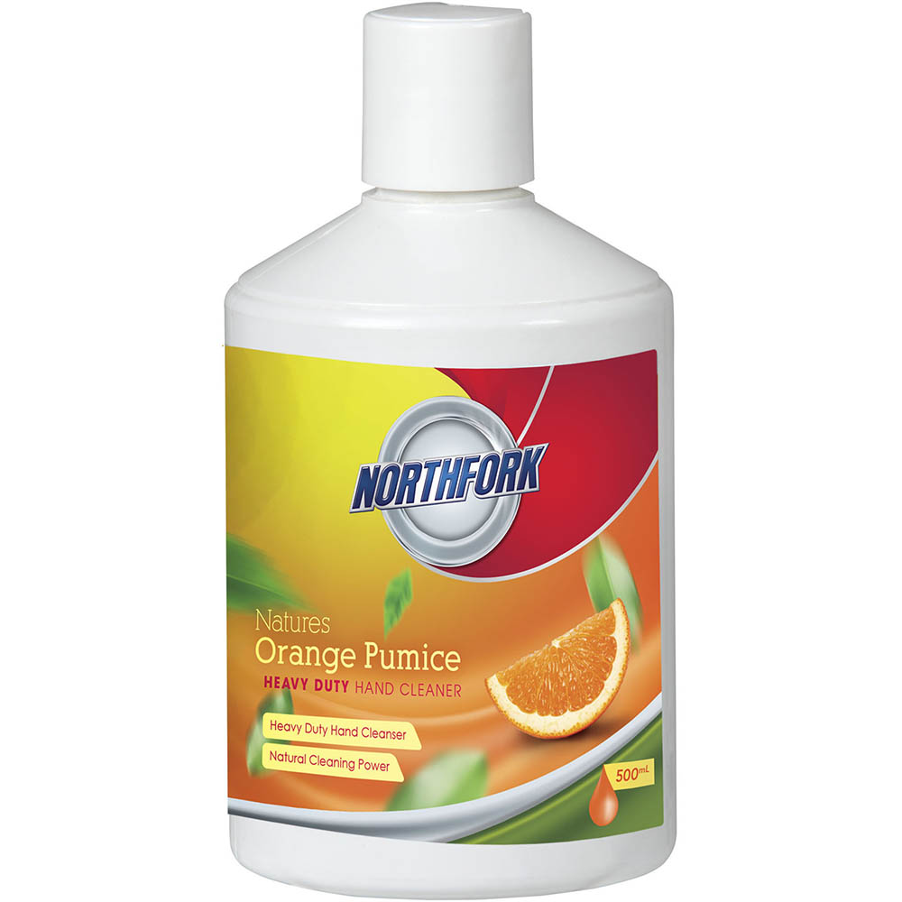 Image for NORTHFORK NATURES ORANGE PUMICE HAND CLEANER 500ML from That Office Place PICTON