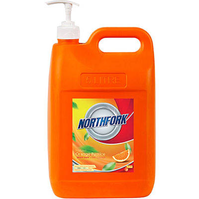 Image for NORTHFORK NATURES ORANGE PUMICE HAND CLEANER 5 LITRE from Office Play