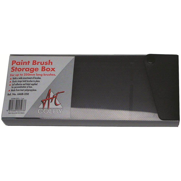 Image for COLBY ART BRUSH STORAGE BOX DRAWER 250MM PP BLACK from Olympia Office Products