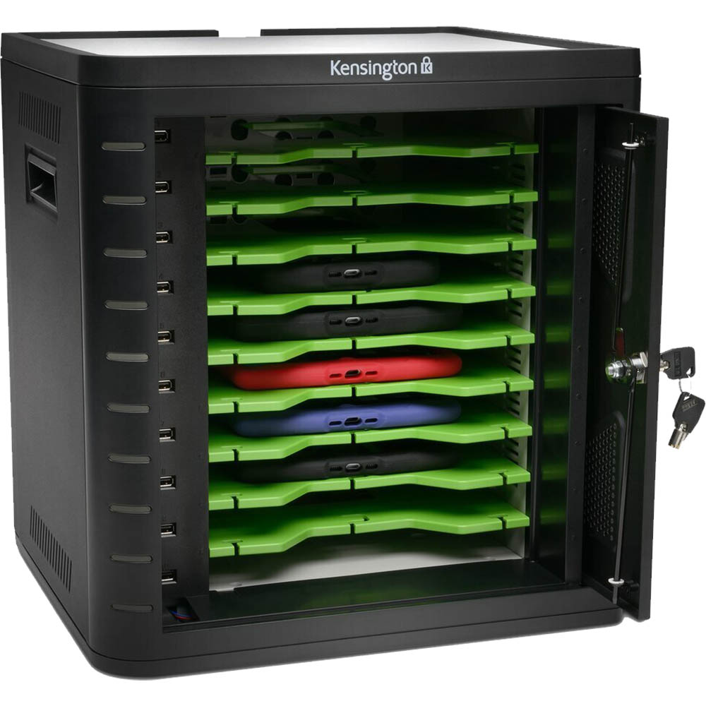 Image for KENSINGTON CHARGE AND SYNC CABINET FOR TABLETS from Mercury Business Supplies