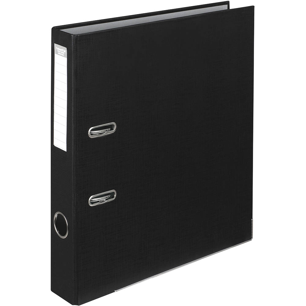 Image for COLOURHIDE HALF LEVER ARCH FILE 50MM A4 BLACK from ALLBIZ Office Supplies