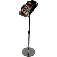 deflecto foyer brochure stand a4 black