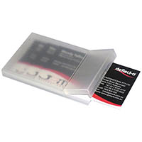 deflecto business card box 63 x 97 x 10mm clear