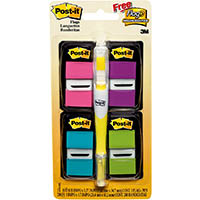 post-it 680-ppbgva flags bright assorted value pack 200 - bonus flag highlighter