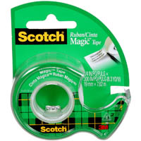 scotch 105 magic tape on dispenser 19mm x 7.6m
