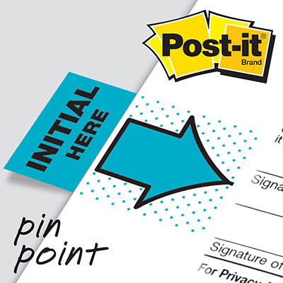 POST-IT 680-IH2 INITIAL HERE FLAGS BLUE TWIN PACK 100 |  | 7002227