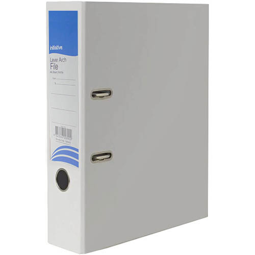 Image for INITIATIVE LEVER ARCH FILE PP 70MM A4 WHITE from BusinessWorld Computer & Stationery Warehouse