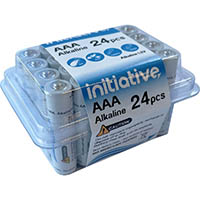 initiative alkaline aaa battery pack 24