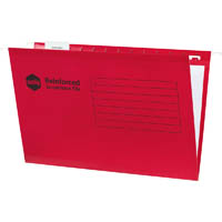 marbig suspension files foolscap red box 25