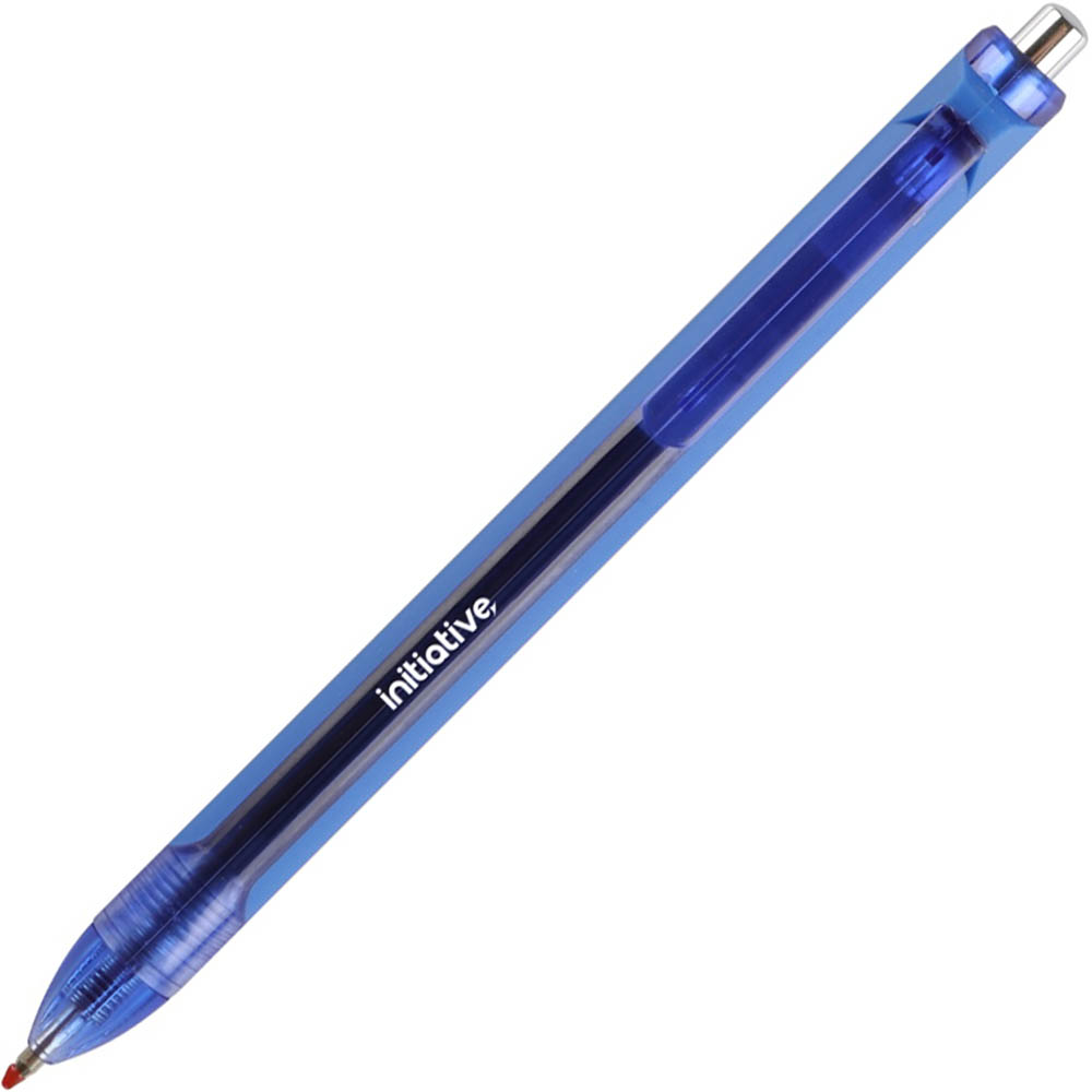 Image for INITIATIVE GEL INK RETRACTABLE BALLPOINT PEN 0.7MM BLUE BOX 12 from BusinessWorld Computer & Stationery Warehouse