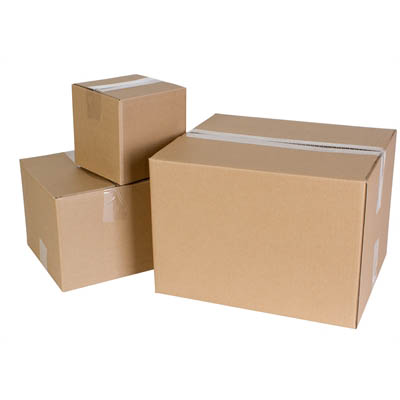 Image for CUMBERLAND HEAVY DUTY SHIPPING BOX 369 X 305 X 102MM BROWN from Clipboard Stationers & Art Supplies