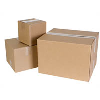 cumberland heavy duty shipping box 369 x 305 x 102mm brown
