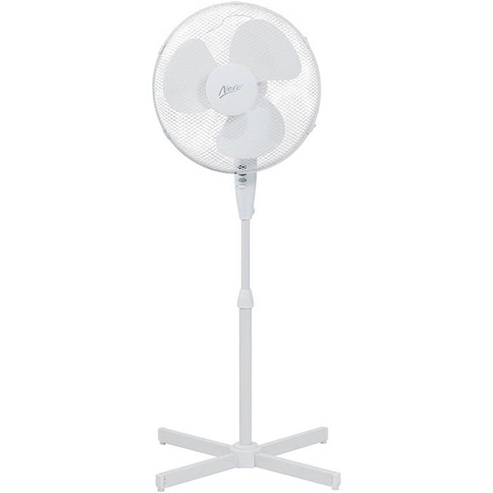 Image for NERO PEDESTAL FAN 400MM WHITE from Positive Stationery