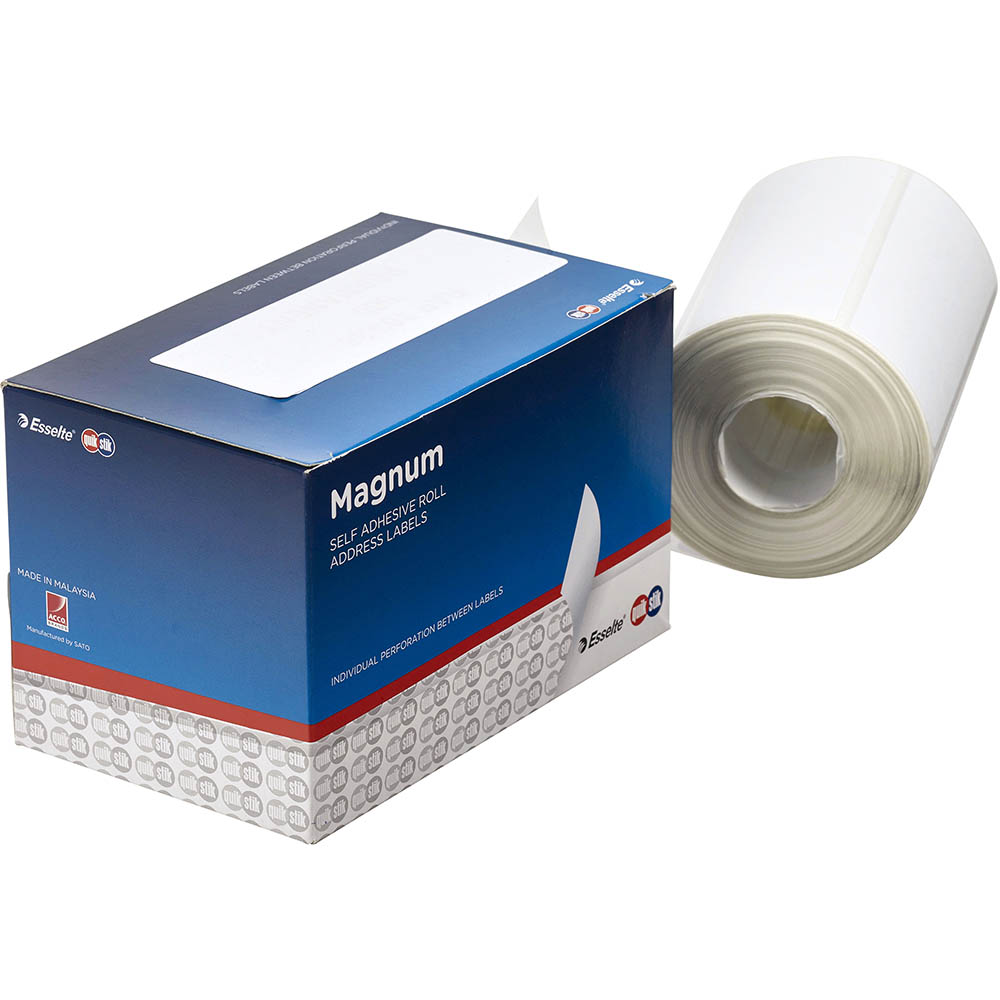 Image for QUIKSTIK LABEL DISPENSER ADDRESS ROLL 103 X 36MM WHITE PACK 500 from Office Express