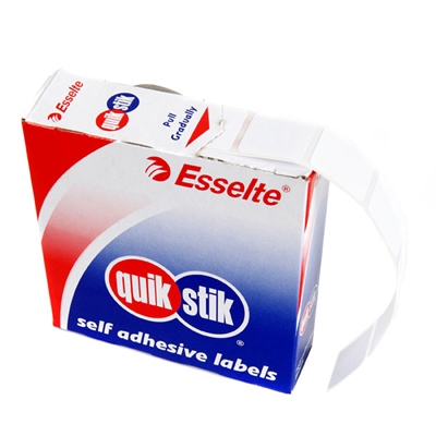 Image for QUIKSTIK SQUARE LABEL 19 X 19MM WHITE PACK 900 from BusinessWorld Computer & Stationery Warehouse