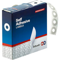 quikstik ring eyelets paper labels white pack 200