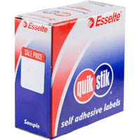 quikstik label dispenser sale price 24 x 32mm orange/white pack 400