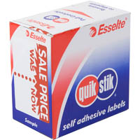 quikstik label dispenser sale price was/now 44 x 65mm orange/white pack 100