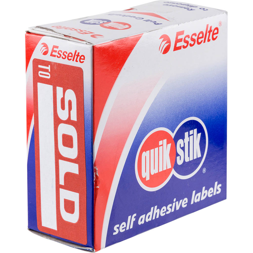 Image for QUIKSTIK LABEL DISPENSER SOLD TO 29 X 76MM ORANGE PACK 160 from Office Express