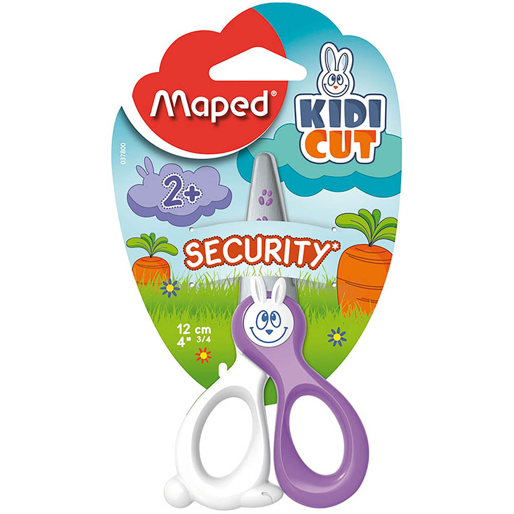 Image for MAPED KIDICUT SAFETY SCISSORS 120MM from Merv's Stationery