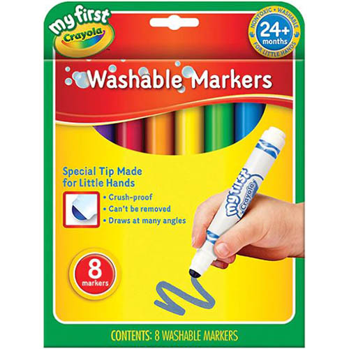 Image for CRAYOLA MY FIRST MARKERS WASHABLE PACK 8 from Mitronics Corporation