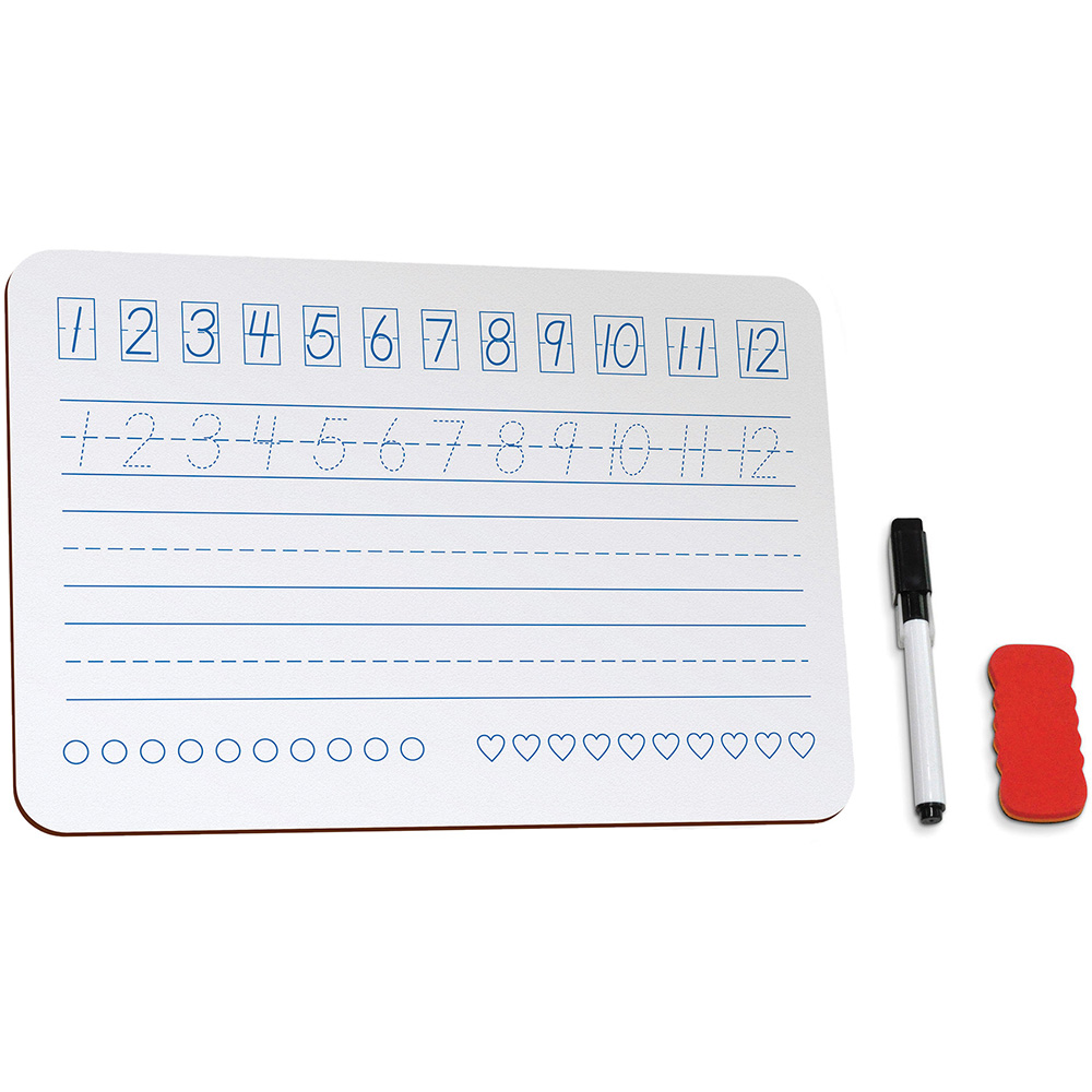 Image for JPM WHITEBOARD NUMBERS A4 WHITE from Australian Stationery Supplies