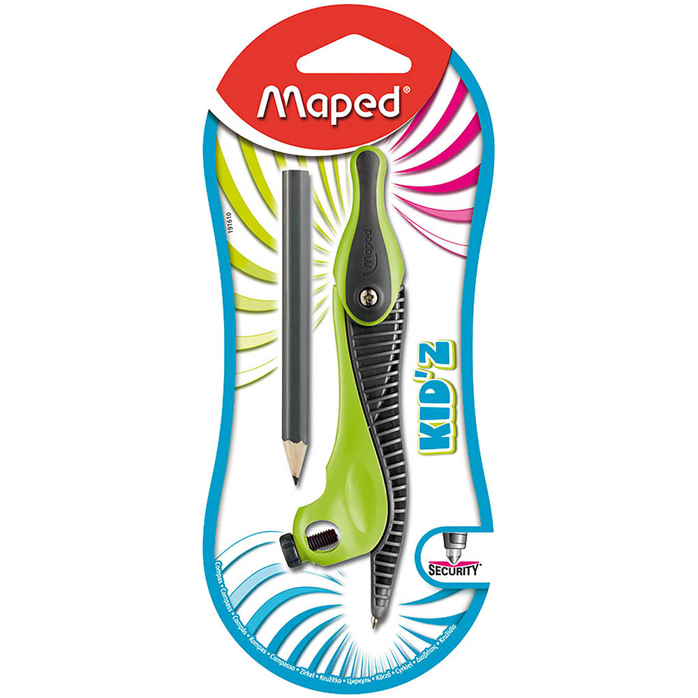 Image for MAPED KIDZ UNIVERSAL COMPASS GREEN from York Stationers