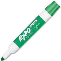 expo whiteboard marker bullet tip green