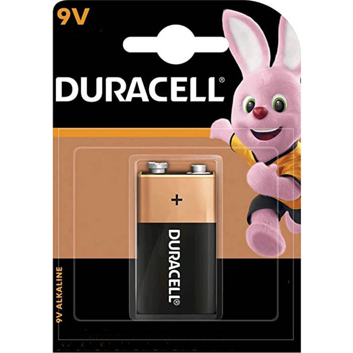 Image for DURACELL COPPERTOP ALKALINE 9V BATTERY HANGSELL from Merv's Stationery